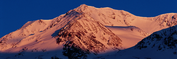 Wildspitze Abendsonne Urlaub Vent Montana